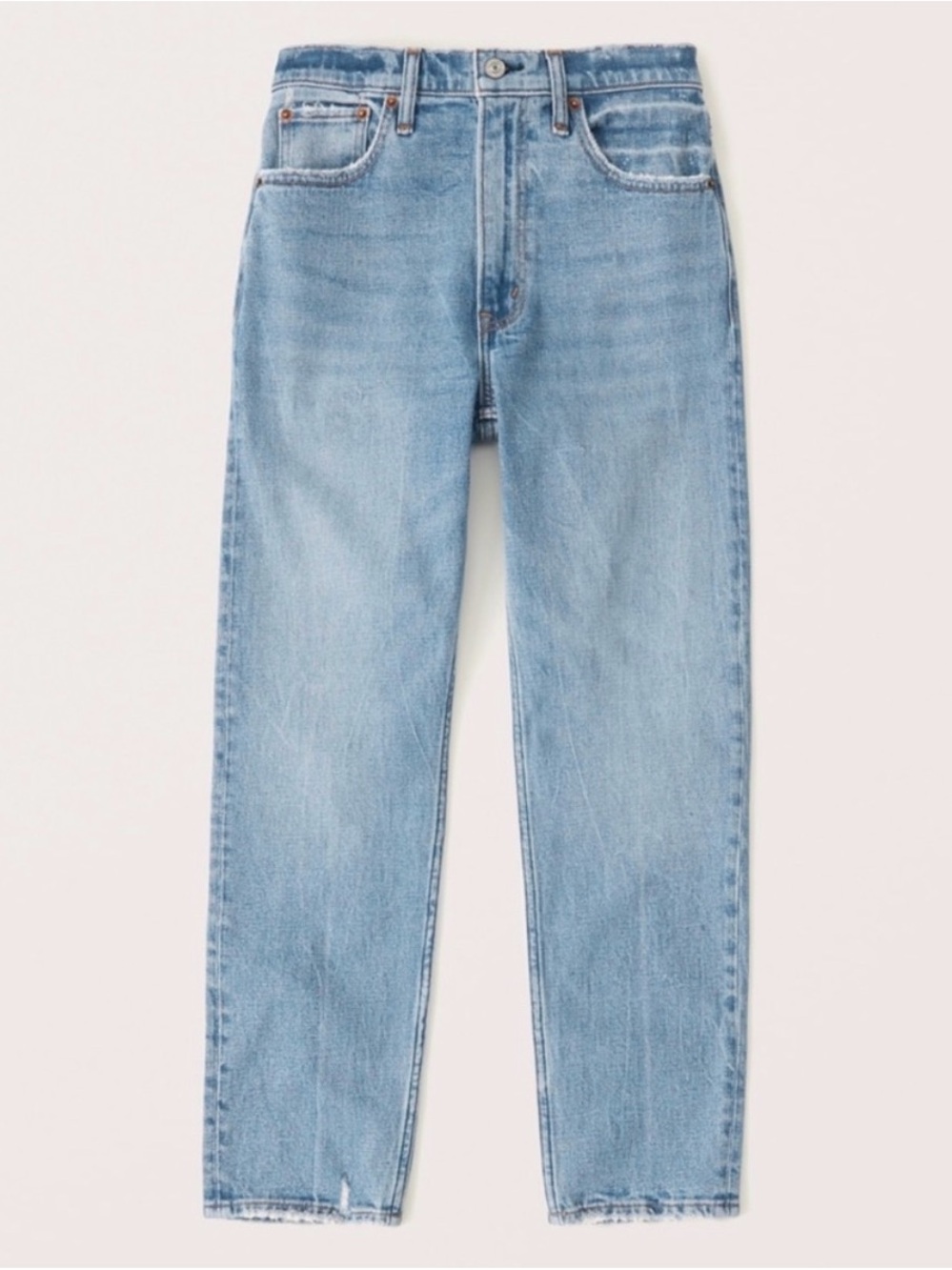 Abercrombie & Fitch Light Blue Straight Leg Women's Jeans